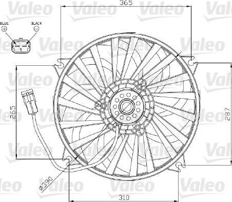 Valeo 696174 - Ventola, Raffreddamento motore www.autoricambit.com