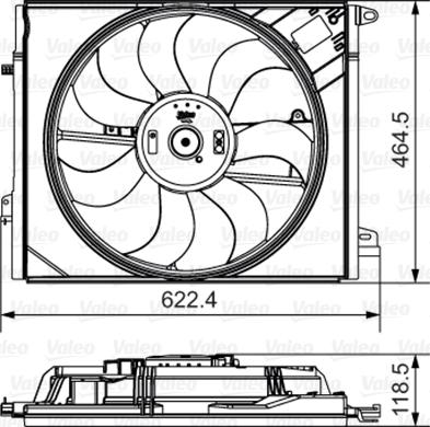 Valeo 696882 - Ventola, Raffreddamento motore www.autoricambit.com