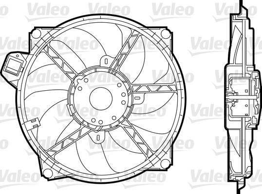 Valeo 696376 - Ventola, Raffreddamento motore www.autoricambit.com