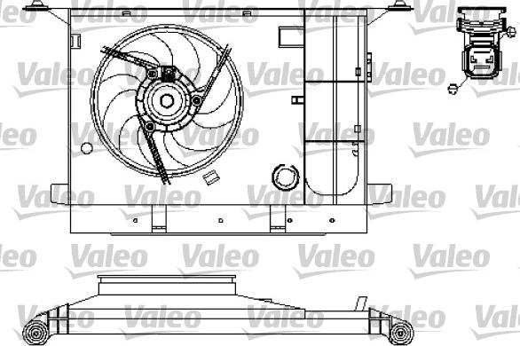 Valeo 696211 - Ventola, Raffreddamento motore www.autoricambit.com