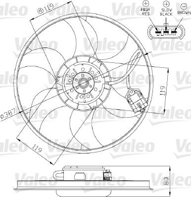 Valeo 696280 - Ventola, Raffreddamento motore www.autoricambit.com