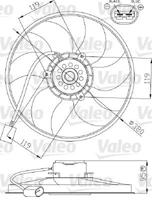 Valeo 696287 - Ventola, Raffreddamento motore www.autoricambit.com