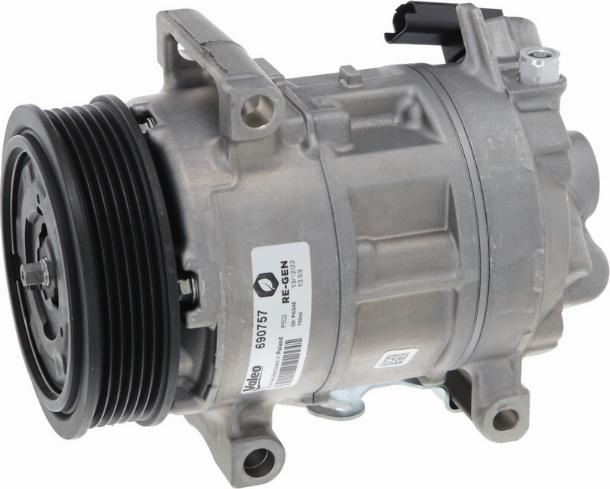 Valeo 690757 - Compressore, Climatizzatore www.autoricambit.com