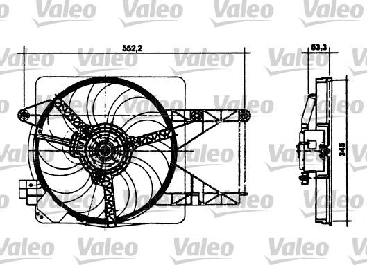 Valeo 698495 - Ventola, Raffreddamento motore www.autoricambit.com