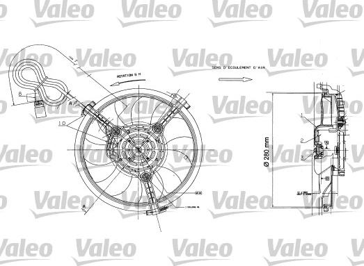 Valeo 698422 - Ventola, Raffreddamento motore www.autoricambit.com