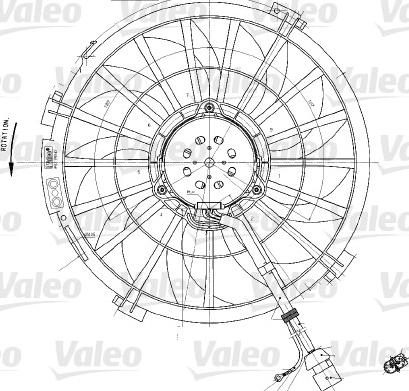 Valeo 698542 - Ventola, Raffreddamento motore www.autoricambit.com