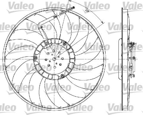 Valeo 698610 - Ventola, Raffreddamento motore www.autoricambit.com