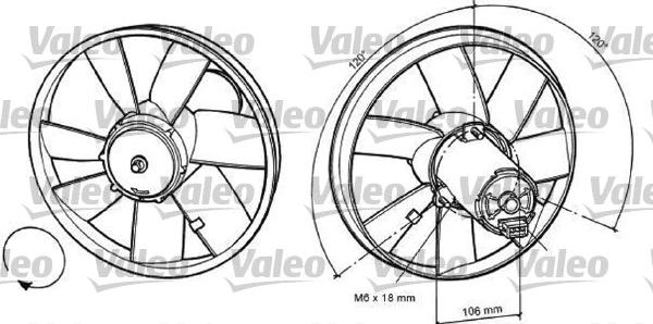 Valeo 698370 - Ventola, Raffreddamento motore www.autoricambit.com