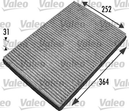 Valeo 698744 - Filtro, Aria abitacolo www.autoricambit.com