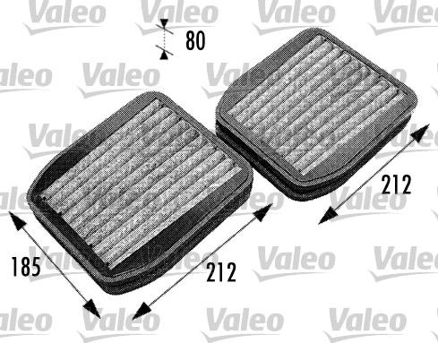 Valeo 698740 - Filtro, Aria abitacolo www.autoricambit.com