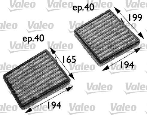 Valeo 698742 - Filtro, Aria abitacolo www.autoricambit.com