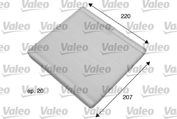 Valeo 698769 - Filtro, Aria abitacolo www.autoricambit.com