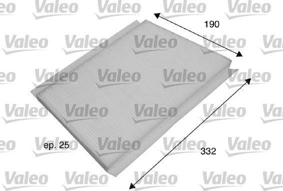 Valeo 698701 - Filtro, Aria abitacolo www.autoricambit.com