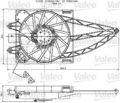 Valeo 698789 - Ventola, Raffreddamento motore www.autoricambit.com