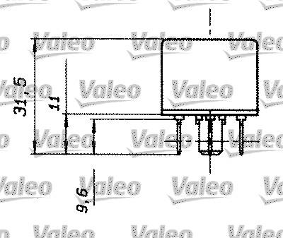 Valeo 643501 - Relè, Corrente di lavoro www.autoricambit.com