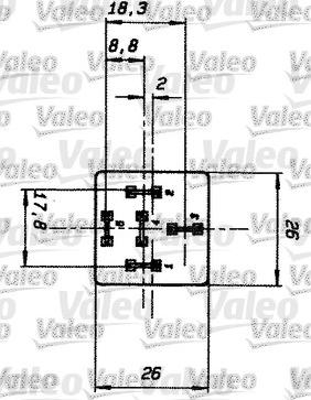 Valeo 643501 - Relè, Corrente di lavoro www.autoricambit.com