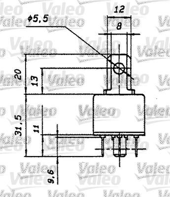 Valeo 643608 - Relè, Corrente di lavoro www.autoricambit.com