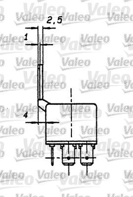 Valeo 643608 - Relè, Corrente di lavoro www.autoricambit.com