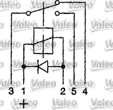 Valeo 643512 - Relè, Corrente di lavoro www.autoricambit.com