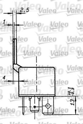 Valeo 643658 - Relè, Corrente di lavoro www.autoricambit.com