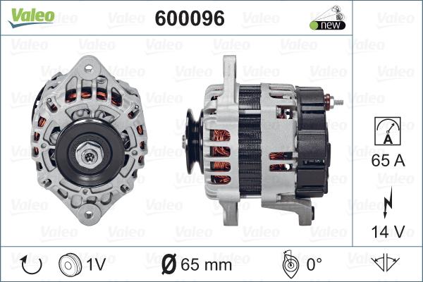 Valeo 600096 - Alternatore www.autoricambit.com