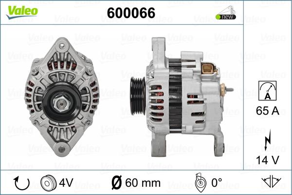 Valeo 600066 - Alternatore www.autoricambit.com