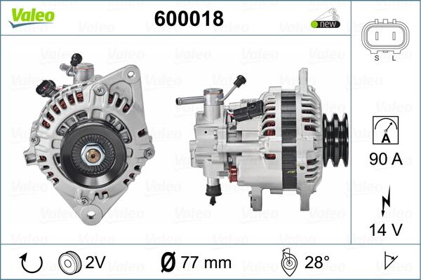 Valeo 600018 - Alternatore www.autoricambit.com