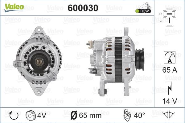 Valeo 600030 - Alternatore www.autoricambit.com