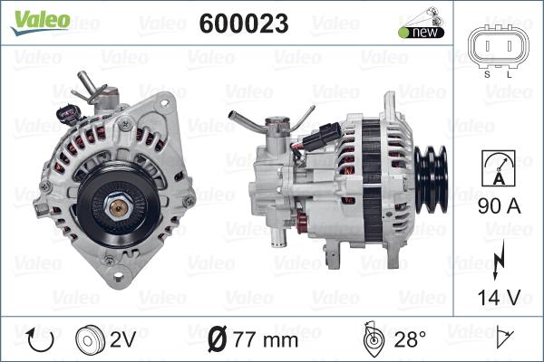 Valeo 600023 - Alternatore www.autoricambit.com