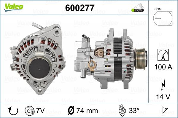 Valeo 600277 - Alternatore www.autoricambit.com