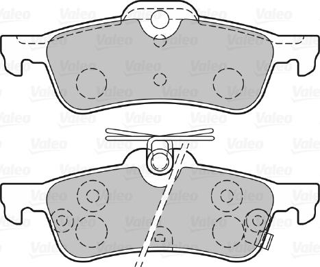 Valeo 670486 - Kit pastiglie freno, Freno a disco www.autoricambit.com