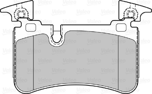 Valeo 601488 - Kit pastiglie freno, Freno a disco www.autoricambit.com