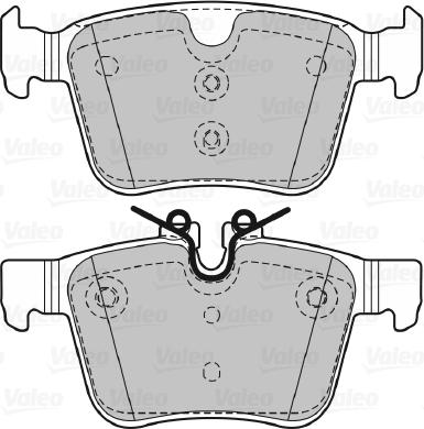 Valeo 601473 - Kit pastiglie freno, Freno a disco www.autoricambit.com