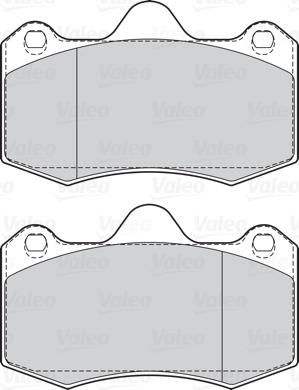 Valeo 601569 - Kit pastiglie freno, Freno a disco www.autoricambit.com