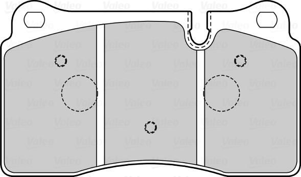 Valeo 601562 - Kit pastiglie freno, Freno a disco www.autoricambit.com