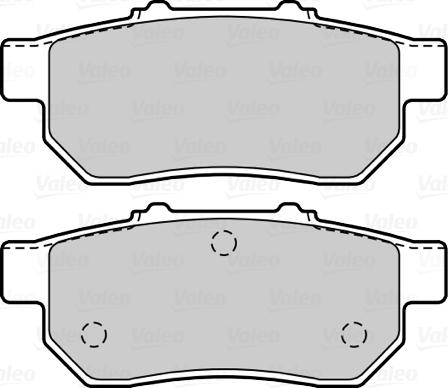 Valeo 601530 - Kit pastiglie freno, Freno a disco www.autoricambit.com