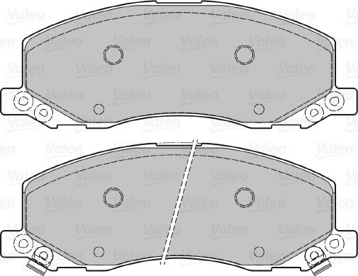 Valeo 601048 - Kit pastiglie freno, Freno a disco www.autoricambit.com