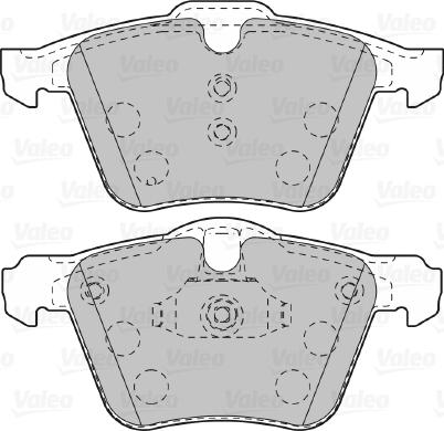 Valeo 601007 - Kit pastiglie freno, Freno a disco www.autoricambit.com