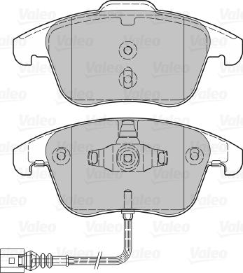 Valeo 601036 - Kit pastiglie freno, Freno a disco www.autoricambit.com