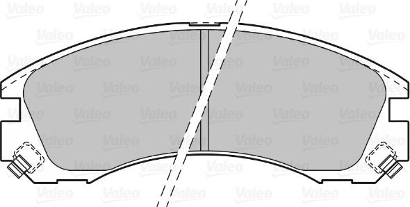 Valeo 601020 - Kit pastiglie freno, Freno a disco www.autoricambit.com