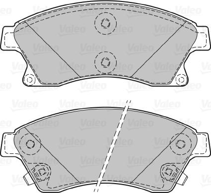 Valeo 601071 - Kit pastiglie freno, Freno a disco www.autoricambit.com