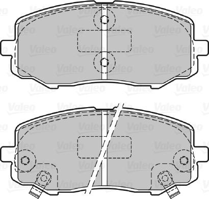 Valeo 601131 - Kit pastiglie freno, Freno a disco www.autoricambit.com