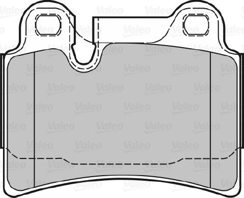 Valeo 601133 - Kit pastiglie freno, Freno a disco www.autoricambit.com