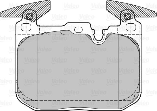 Valeo 601391 - Kit pastiglie freno, Freno a disco www.autoricambit.com