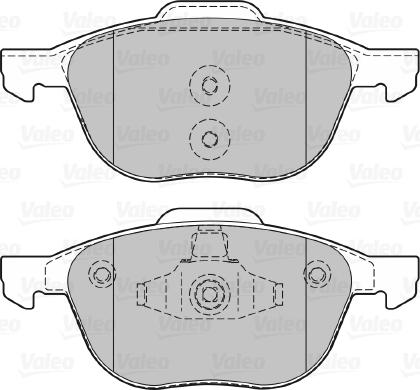 Valeo 601367 - Kit pastiglie freno, Freno a disco www.autoricambit.com