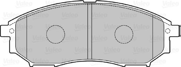 Valeo 601337 - Kit pastiglie freno, Freno a disco www.autoricambit.com