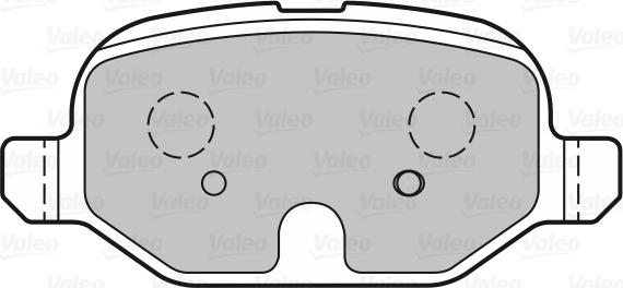 Valeo 601327 - Kit pastiglie freno, Freno a disco www.autoricambit.com