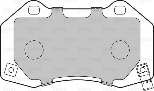 Valeo 601372 - Kit pastiglie freno, Freno a disco www.autoricambit.com