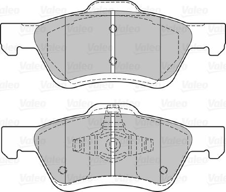 Valeo 601295 - Kit pastiglie freno, Freno a disco www.autoricambit.com