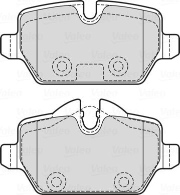 Valeo 601731 - Kit pastiglie freno, Freno a disco www.autoricambit.com